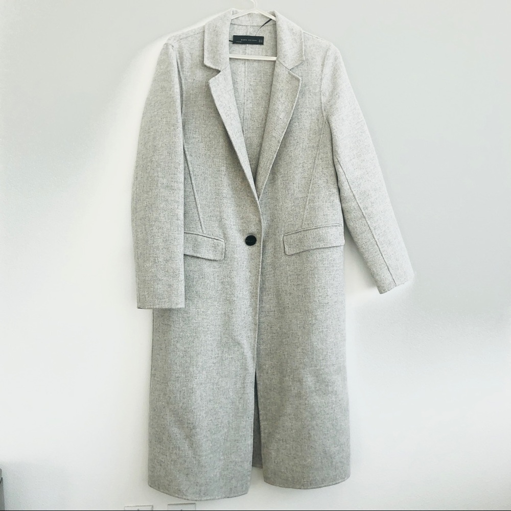 Lightweight Zara Wool Gray Coat